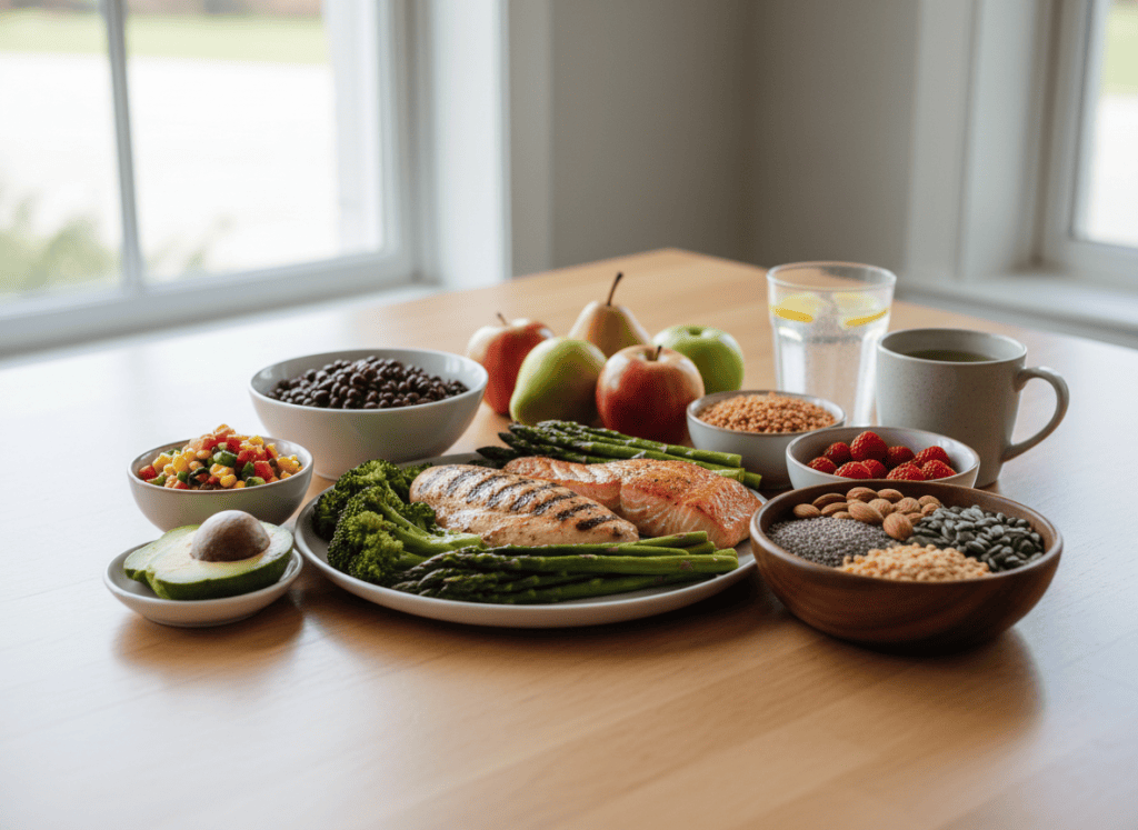 Protein and fiber-rich foods for stable blood sugar